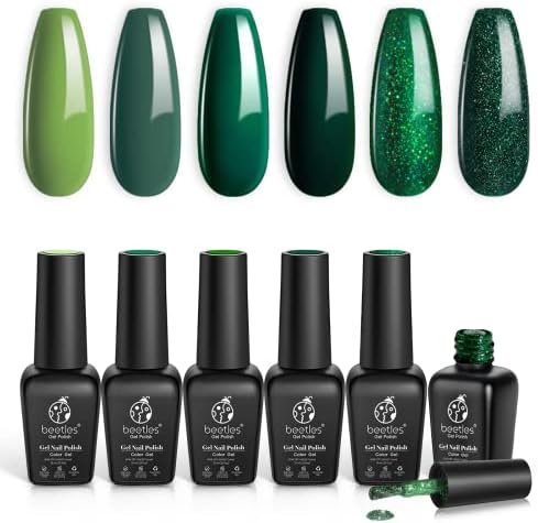 Beetles Halloween Box Cat Eye Gel Nail Polish Set, Witch Potion 6 Colors