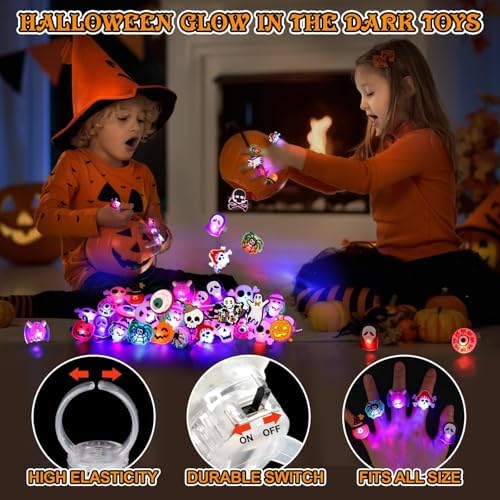 Halloween Party Favors 50Pcs Trick or Treats Halloween Toys for Kids