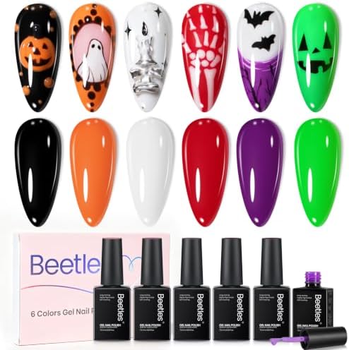 Beetles Halloween Gel Nail Polish Set - Halloween Spell, Fall Gel Polish