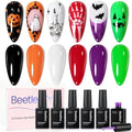 Beetles Halloween Gel Nail Polish Set - Halloween Spell, Fall Gel Polish
