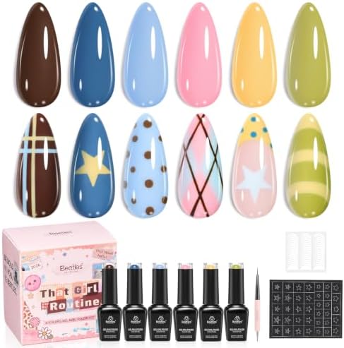 Beetles Halloween Gel Nail Polish Set - Halloween Spell, Fall Gel Polish
