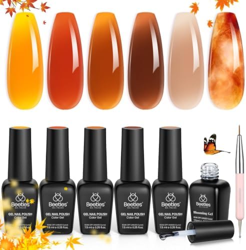 Beetles Halloween Gel Nail Polish Set - Halloween Spell, Fall Gel Polish