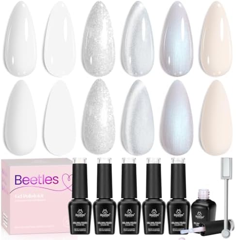 Beetles Halloween Box Cat Eye Gel Nail Polish Set, Witch Potion 6 Colors