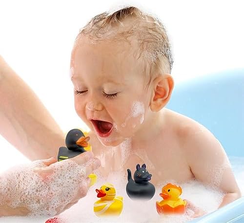 36 Pcs Halloween Rubber Ducks,Baby Showers Accessories Duckies Bath Toys for Kids Halloween Party Favors,Gift Exchange (Halloween)