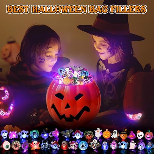 Halloween Party Favors 50Pcs Trick or Treats Halloween Toys for Kids