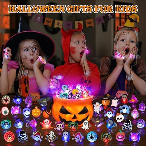 Halloween Party Favors 50Pcs Trick or Treats Halloween Toys for Kids