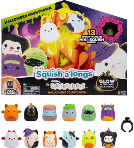 Squish-a-longs Fall 2026 Halloween Countdown Calendar – Includes 13 Mini-Squish