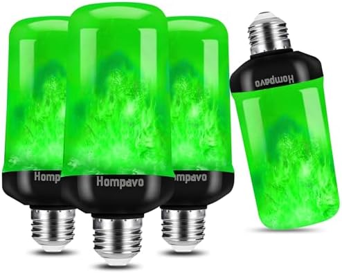 Hompavo 【Upgraded】 Flame Light Bulbs for Home Decor with Upside Down Effect
